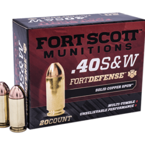 Fort Scott Munitions 40 S&W 125 grain TUI (20 Rounds)