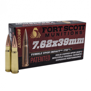 Fort Scott Munitions 7.62x39 123 grain TUI (20 Rounds)