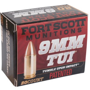 Fort Scott Munitions 9mm 115 grain TUI (20 Rounds)