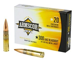 Armscor 300 Blackout 147 grain FMJ (20 rd box)