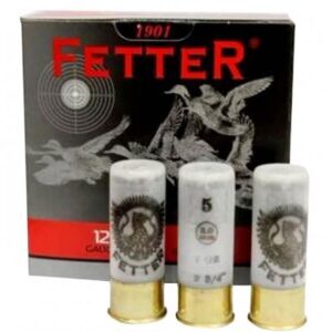 Fetter Premium 12 gauge 2 3/4'' #5 Shot Lead 1 oz. Mid Brass FREE SHIPPING (250 rd case)
