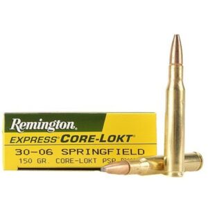 Remington Core-Lokt 30-06 Springfield 150 grain PSP 20 rd box FREE SHIPPING (200 rd case)