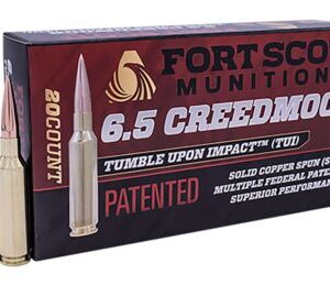 Fort Scott Munitions 6.5 Creedmoor 130 grain TUI (20 rd box)