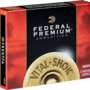 Federal Premium Vital Shok 10 Gauge 3 1/2'' 00 Buckshot 5 rd box (50 rd case)