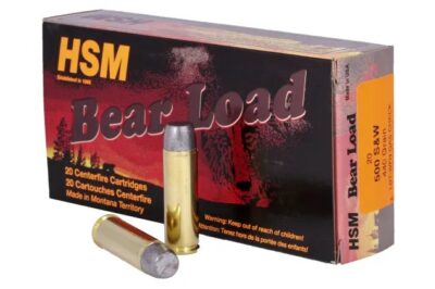 HSM 500 S&W 440 grain LBT-WFN GAS CHECK Bear Load (20 rd box)