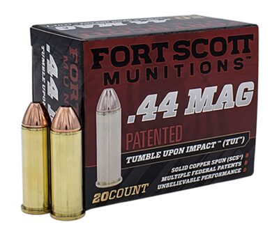 Fort Scott Munitions 44 MAG 200 grain TUI/Defense 100% Copper (20 rd box)