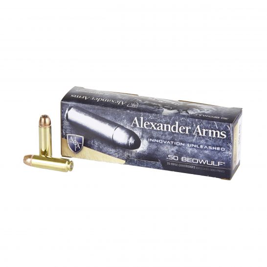 Alexander Arms 50 Beowulf 350 grain XTP JHP Hornady (20 rd box)