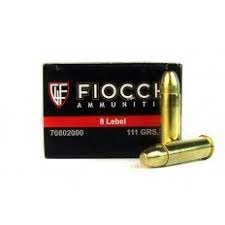 Fiocchi 8mm Lebel Revolver 111 grain FMJ (50 rd box)