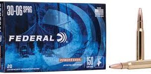 Federal 30-06 Springfield 150 grain Power-shok 20 rd box 200 rd case x 2 FREE SHIPPING (400 rd total)