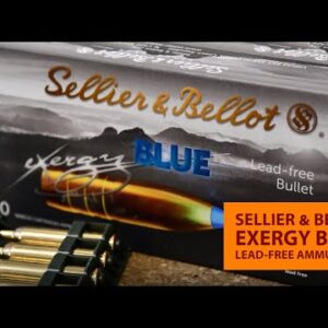 Sellier and Bellot 30-06 Springfield 180 grain Exergy Blue Lead Free Hunting Ammunition (20 rd box)