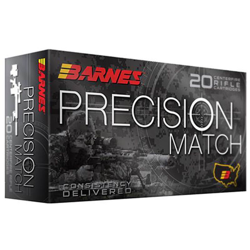 Barnes Precision Match 338 Lapua 300 grain OTM (20 rd box)