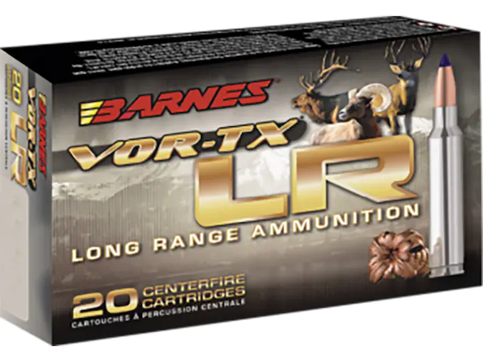 Barnes VOR-TX LR 6mm Creedmoor 95 grain LRX Long Range Hunting (20 rd box)