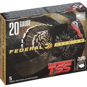 Federal Premium Heavyweight TSS 20 gauge 3 Inch 1 1/2 oz. 9 Shot 1100 FPS (5 rd box)