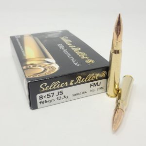 Sellier and Bellot 8x57 JS 196 grain FMJ (20 rd box)
