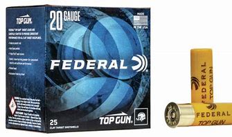 20 Gauge Federal Top Gun 7.5 Shot 7/8 oz. 1210 FPS 25 rd box FREE SHIPPING (250 rd case)