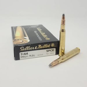 Sellier and Bellot 7x64 173 grain SPCE Soft Point Cutting Edge(20 rd box)