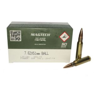 Magtech 7.62x51 M80 Ball 147 grain FMJ Full Metal Jacket 50 rd box FREE SHIPPING (400 rd case)