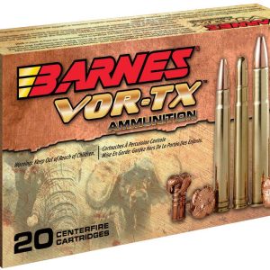 Barnes Vor-Tx 458 Lott 500 grain Banded Solid Round Nose (20 rd box)