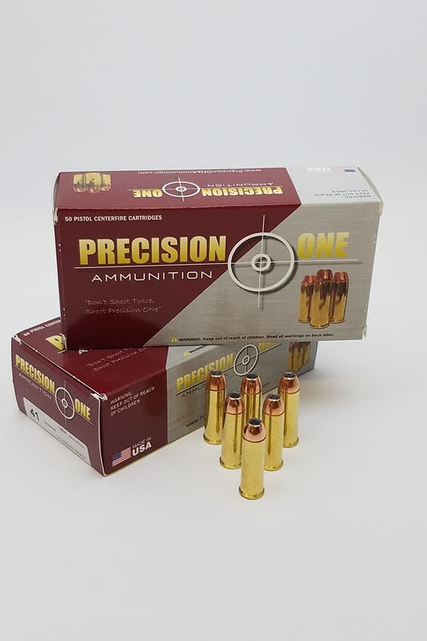 Precision One .41 Rem Mag 210 grain HP/XTP Defense/Hunting (50 rd box)