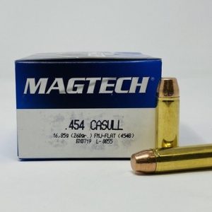 Magtech .454 Casull 260 grain FMJ Full Metal Jacket Flat Point (20 rd box)