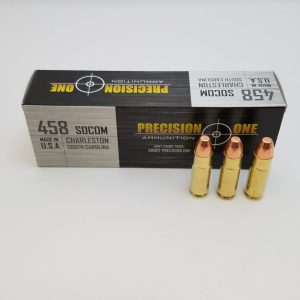 Precision One .458 SOCOM 350 grain FP Flat Point (20 rd box)