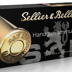 Sellier and Bellot .357 Mag SJHP Semi-Jacketed Hollow Point (50 rd box)