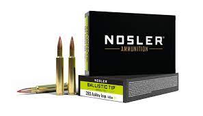 Nosler Ballistic Tip .280 REM. Ackley Improved 140 grain BT 3200 FPS (20 rd box)