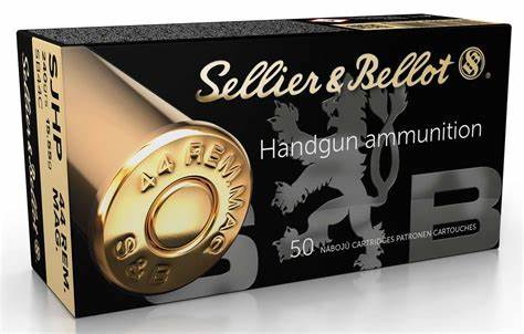 Sellier and Bellot S&B .44 Rem Mag 240 grain SJHP Semi-Jacketed Hollow Point (50 rd box)