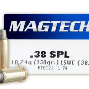 Magtech 38 Special 158 grain Lead Soft Wad Cutter (50 rd box)