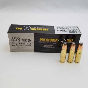 Precision One .458 SOCOM 350 grain SPFP Soft Point Flat Point (20 rd box)
